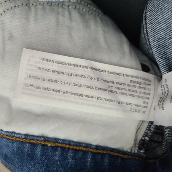 Abercrombie & Fitch The Mom Short High Rise Denim Shorts Women’s Size 27/4 - Picture 9 of 9